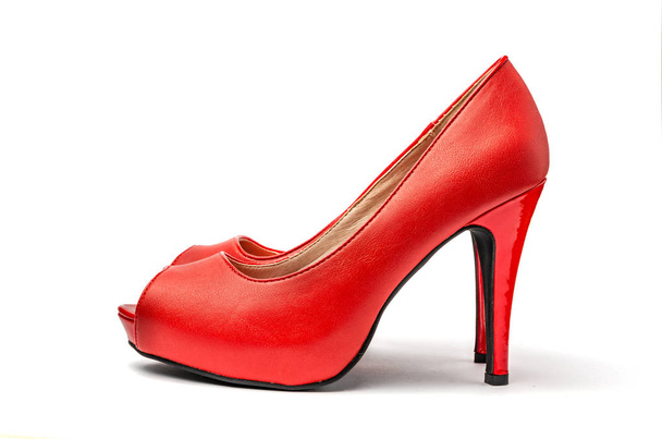 Kırmızı Peep ayak - Fotoğraf, Görsel
