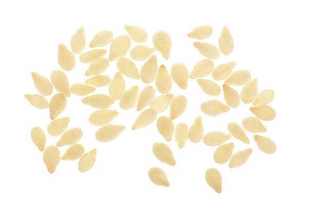 Sesame seeds isolated on white background top view - Foto, afbeelding