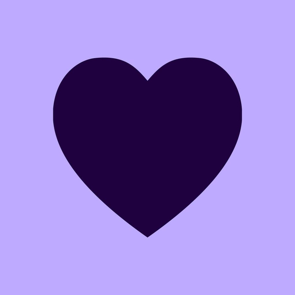 Heart icon, love symbol vector illustration - Vector, Image
