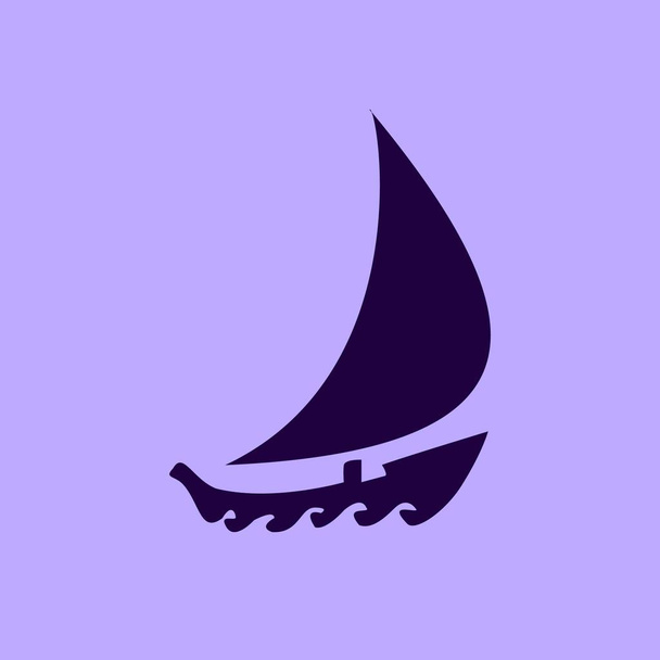 boat vector icon Illustration - Vetor, Imagem