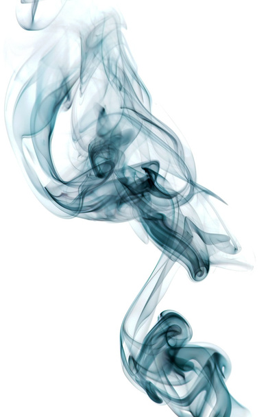 Blue Abstract smoke trails - Photo, Image