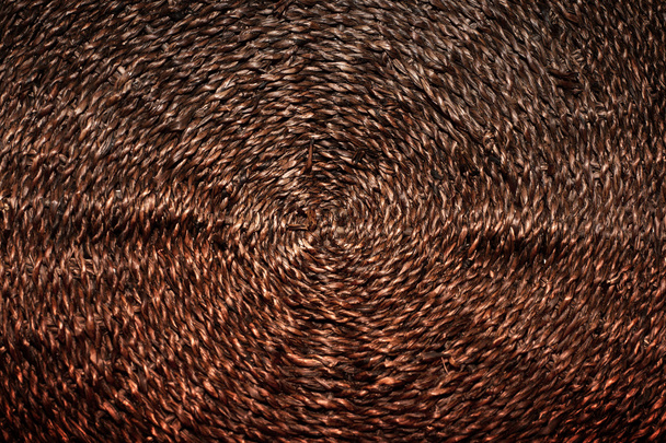 Osier tissé brun
 - Photo, image