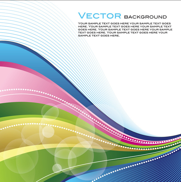 Colorful Vector Background. Abstract Illustration. Eps10. - Vector, afbeelding