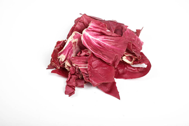 Radicchio, red salad isolated on white background - Valokuva, kuva