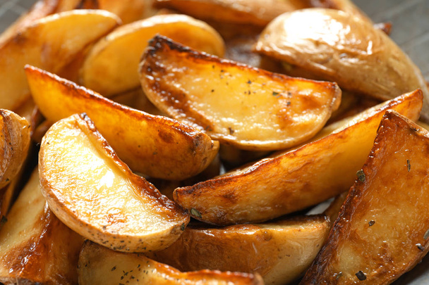 tasty potato wedges - Фото, изображение