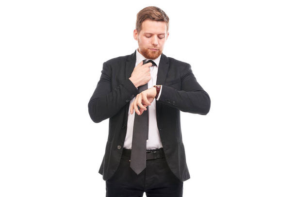 Elegant businessman with necktie - Фото, зображення