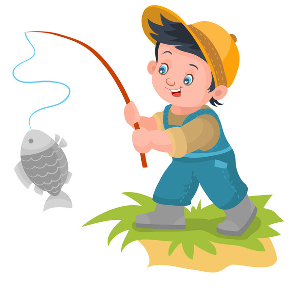 Fisherman - Вектор,изображение