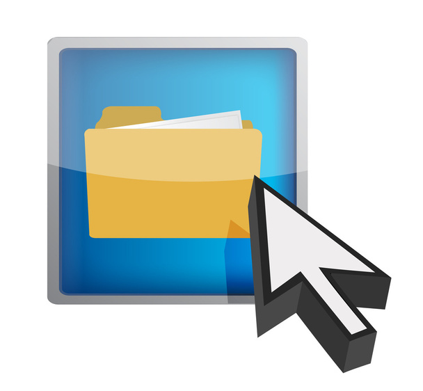 folder icon graphic - Foto, afbeelding