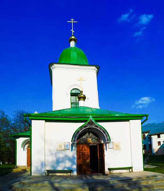 Kerk van de voorbede aka Biserica Mazarachi in Chisinau, M - Foto, afbeelding