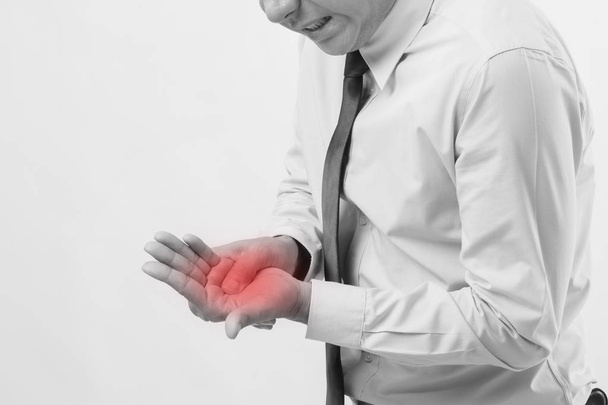 Člověk trpící prst na spoušti, artritida, bolest zápěstí - Fotografie, Obrázek