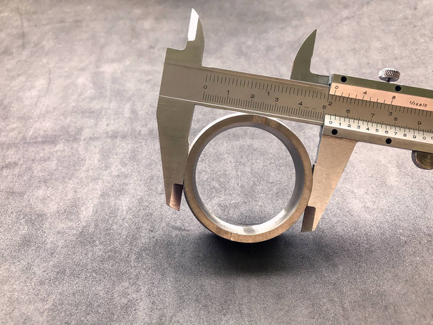 Vernier caliper is an indispensable tool in industrial  - Photo, Image
