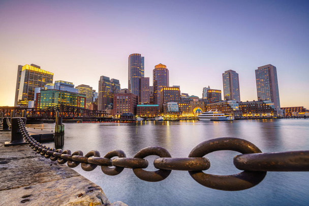 Porto de Boston Massachusetts
 - Foto, Imagem