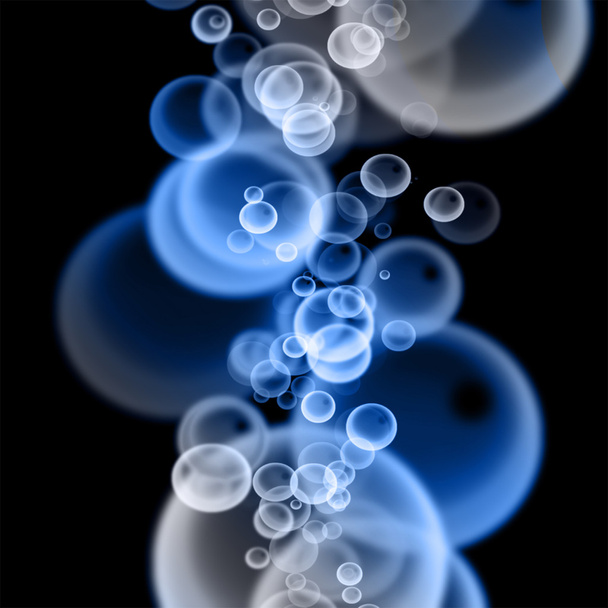φόντο μπλε φυσαλίδες - Φωτογραφία, εικόνα