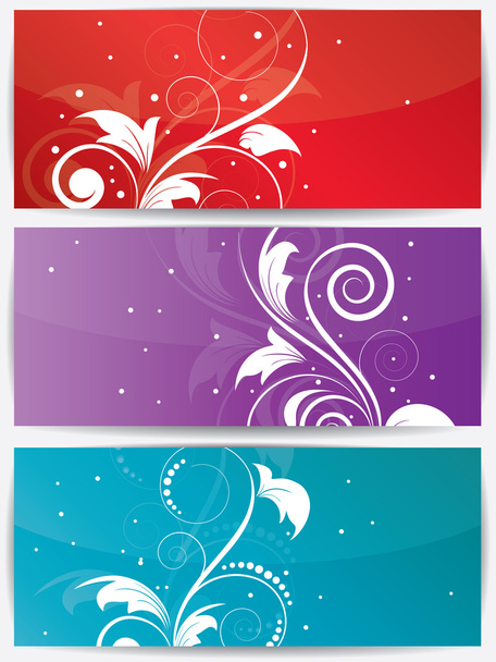Abstract floral background for design with swirls - Vektor, obrázek