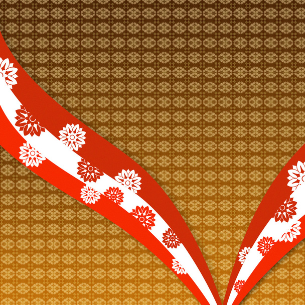 Вінтажний фон з червоним мереживом
 - Фото, зображення