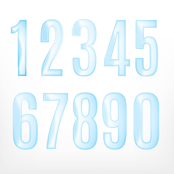 Set of abstract numbers - Vector, afbeelding
