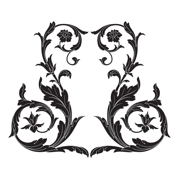 vector barokke sieraad in Victoriaanse stijl - Vector, afbeelding
