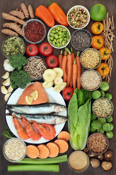 Colección de alimentos saludables
 - Foto, Imagen