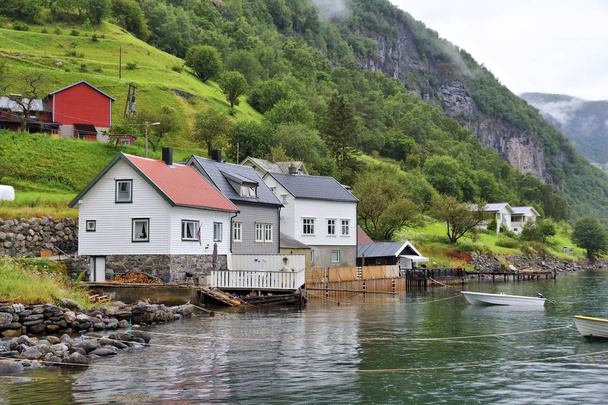 Норвегія фіорд село
 - Фото, зображення