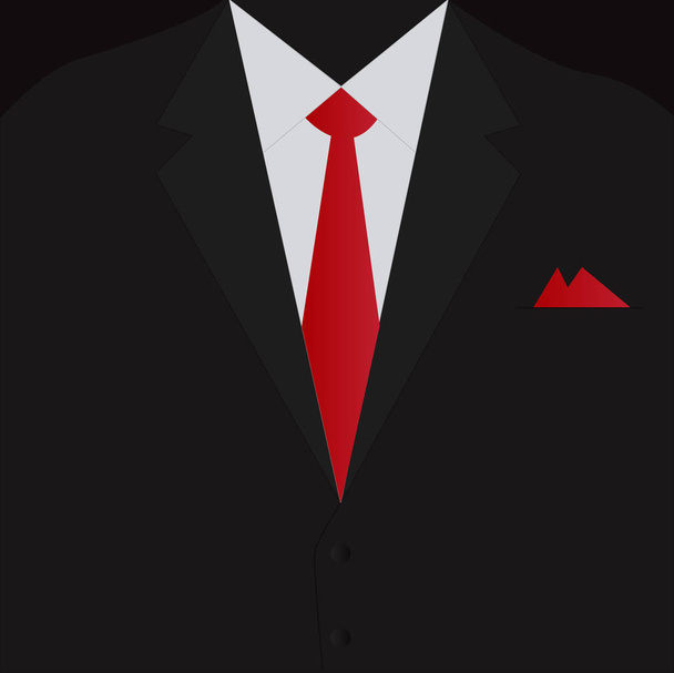 Ilustración del traje de negocios
 - Vector, imagen