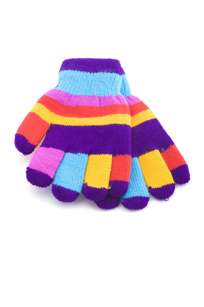 kleur handschoen - Foto, afbeelding