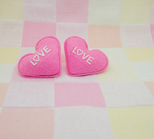 pastel pink heart on sweet lov - Photo, Image