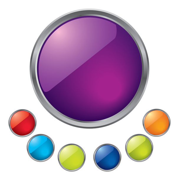 Vector shiny buttons - Vector, Image