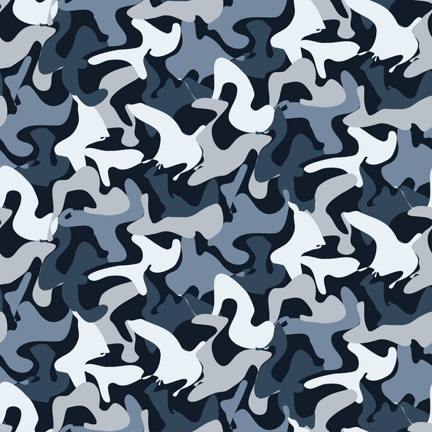 Abstract Vector Military Camouflage Background - Διάνυσμα, εικόνα