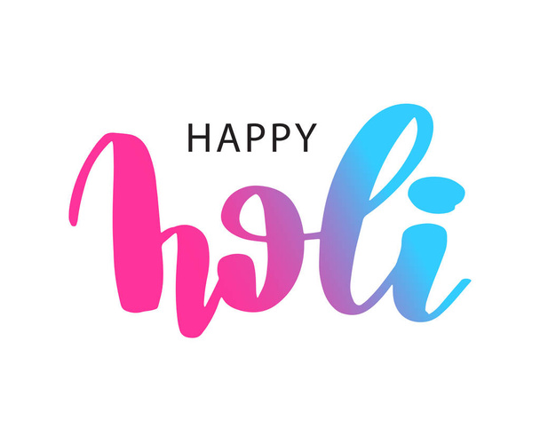 illustration of abstract colorful Happy Holi background - Vektor, kép