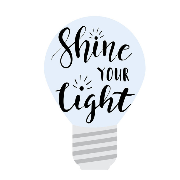 Shine your light - Vector, afbeelding