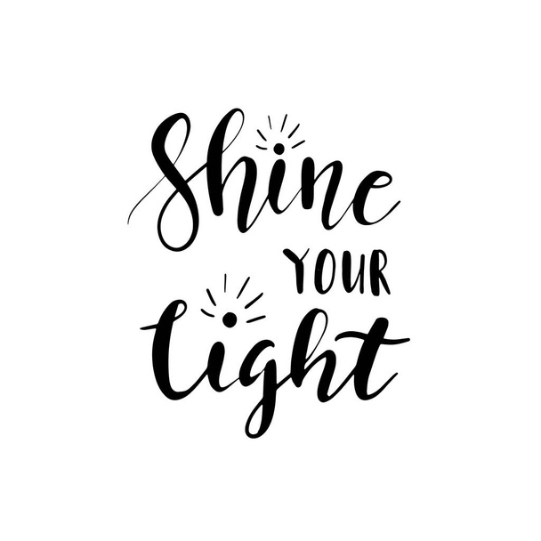Shine your light - Vector, Imagen