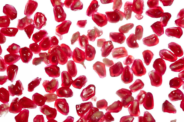 Pomegranate seeds close up shot - Zdjęcie, obraz