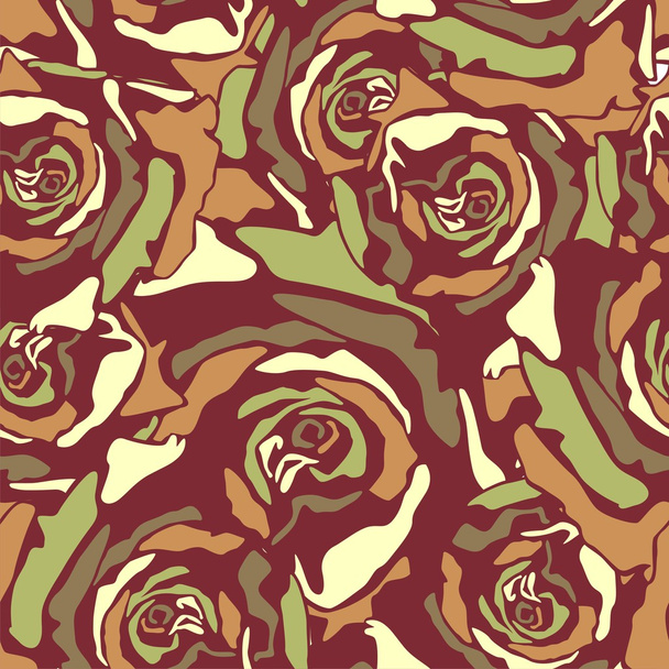Floral seamless texture - Vector, afbeelding
