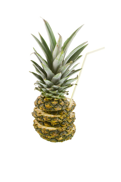pineapple on a white background - Foto, imagen