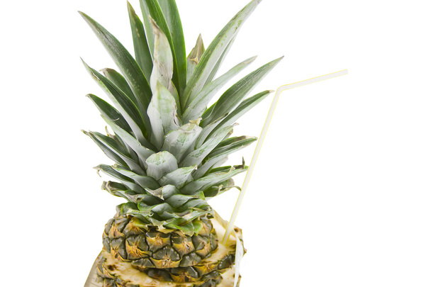 Pineapple on a white background - Foto, imagen
