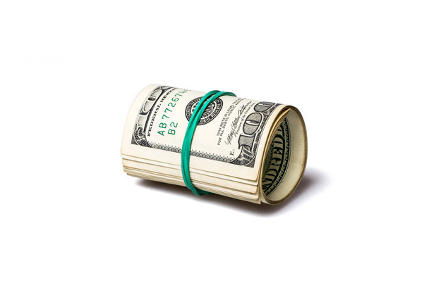 Ролл на сто доларів банкнот
 - Фото, зображення