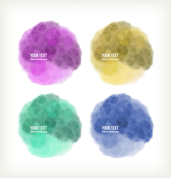Blue spot, watercolor abstract background - Vector, afbeelding