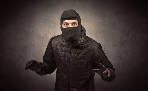 Burglar with tool. - Фото, зображення