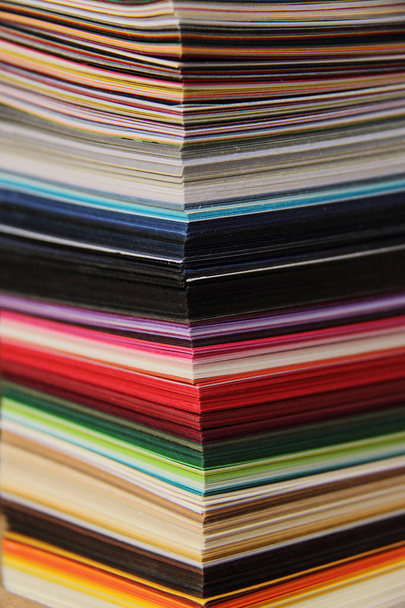 colorful paper samples, variation  - Φωτογραφία, εικόνα