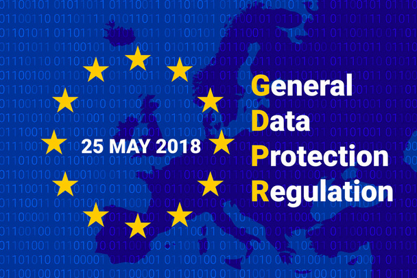 GDPR - Regulamento Geral de Proteção de Dados. Vetor
 - Vetor, Imagem