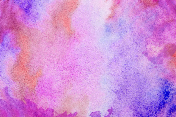 abstract pink watercolor splash stroke background - Photo, Image