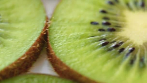 Rotating background of fresh kiwifruit - Footage, Video