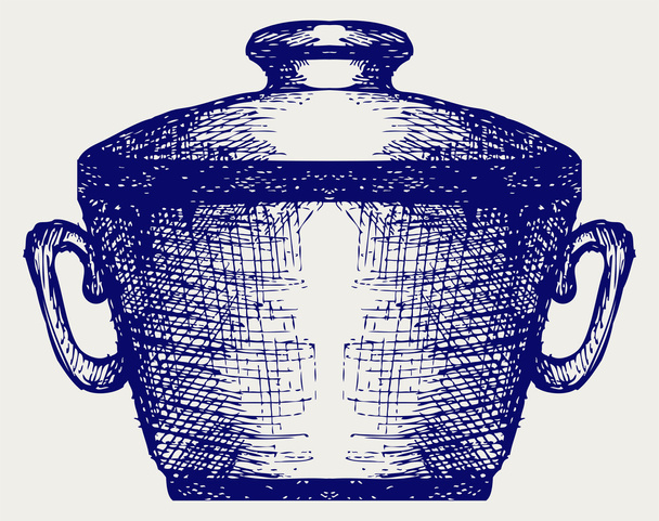 Steel pot - Vector, afbeelding