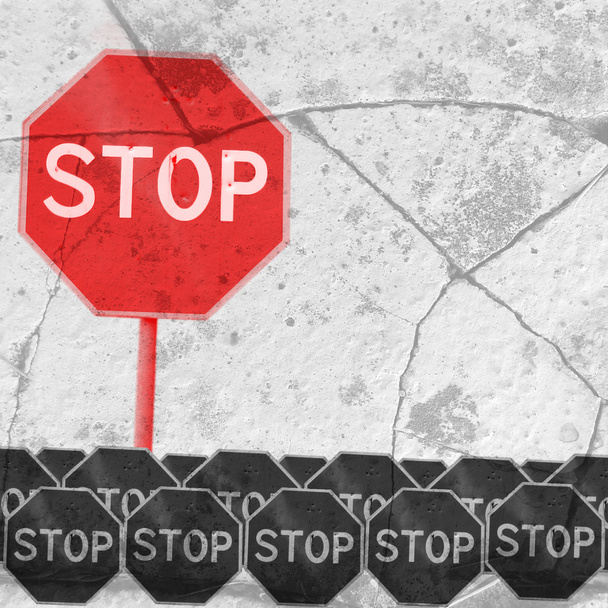 Señal de stop
 - Foto, imagen