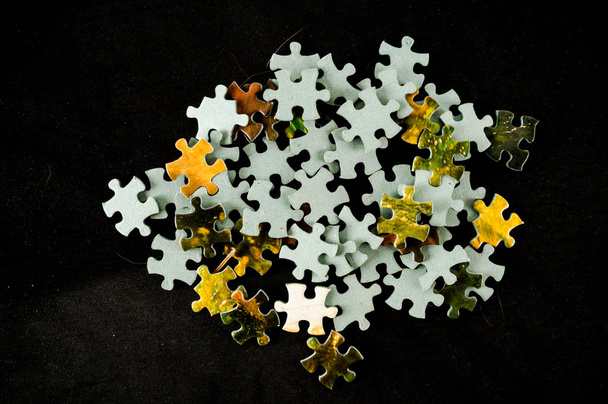 Jigsaw puzzle fundo - Foto, Imagem