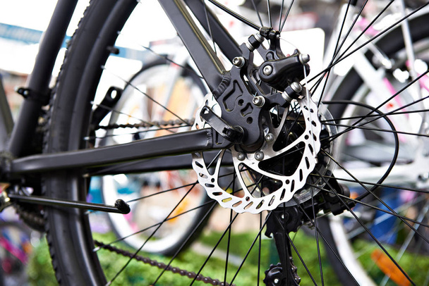 Rear brake disk of mountain bike - Photo, Image