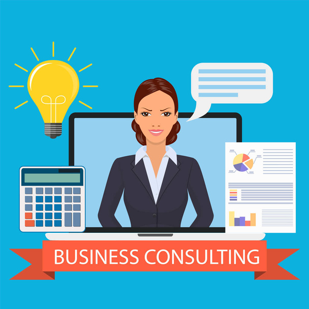 Business Consulting käsite
 - Vektori, kuva