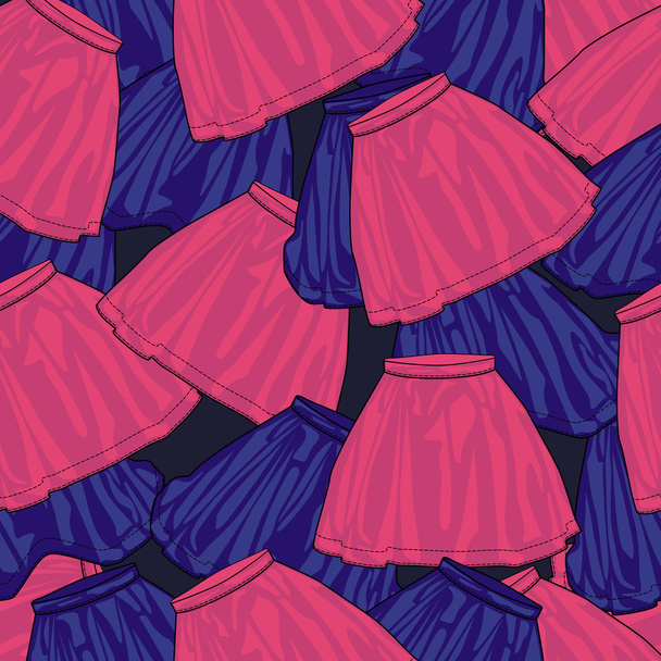 Vector background with skirts. - Vector, Image