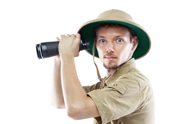 Esploratore con binocolo
 - Foto, immagini