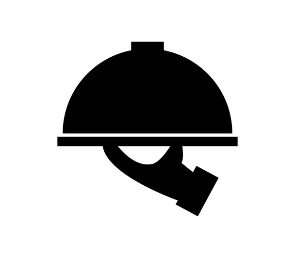 icône de plat de service sur fond blanc
 - Vecteur, image
